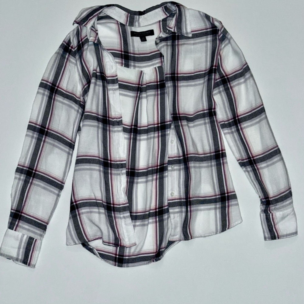 Banana Republic Dillon Long Sleeve Collar Shirt Women XS